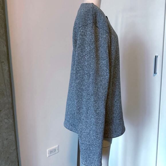 Patagonia Men's Better Sweater Henley Gray Pullover SZ Medium - Picture 4 of 5